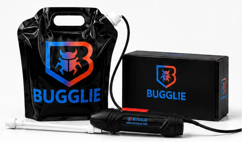 Bugglie spray bag and wand